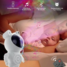 ASTRONAUTA PROYECTOR Y PARLANTE CON CONTROL MARCA - MYMOBILE